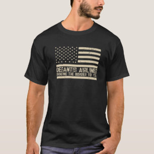 Camiseta Desantis Airlines Engraçado Memória Política T S M