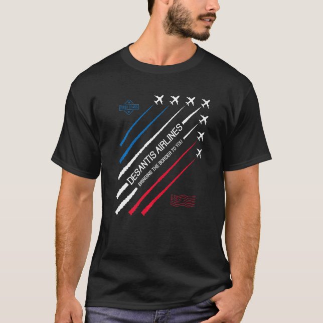 Camiseta DeSantis Airlines Meme Política DeSantis (Frente)