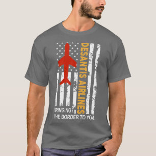 Camiseta Desantis Airlines Vintage Shirt Bringing The Borde
