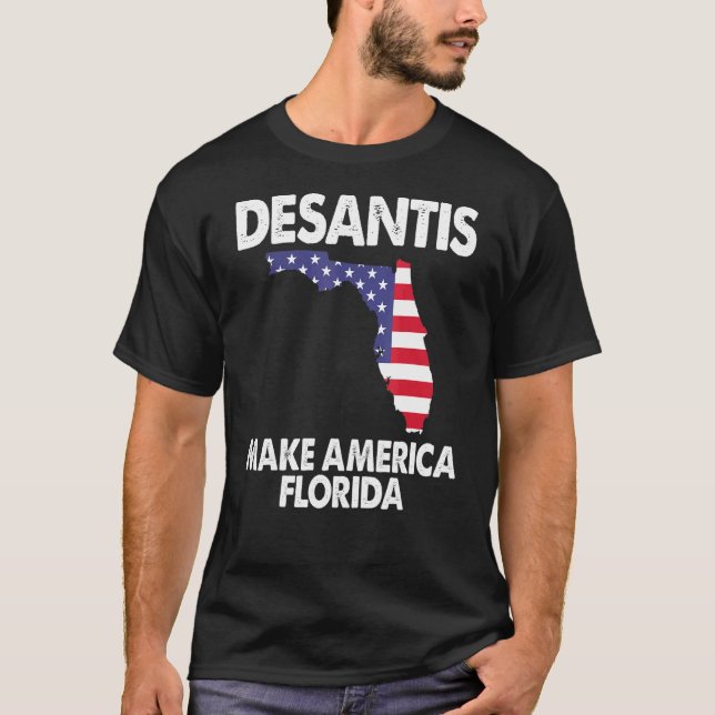 Camiseta Desantis Make America Florida (Frente)