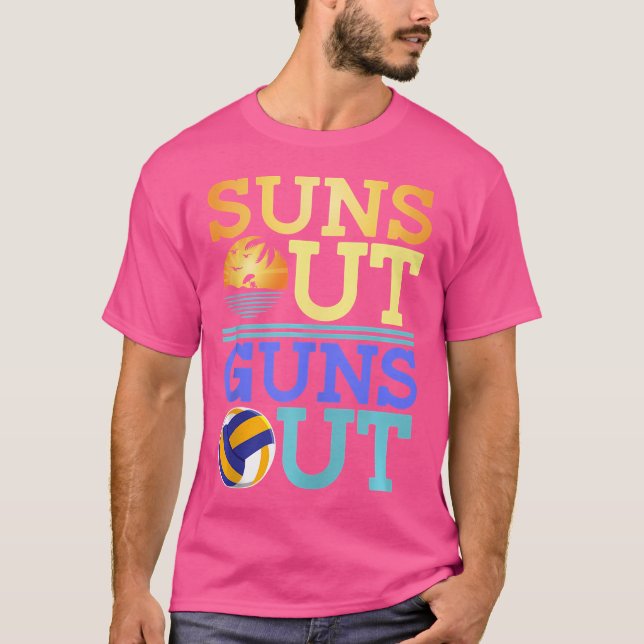 Camiseta Desaparece Armas de Voleibol de Praia (Frente)