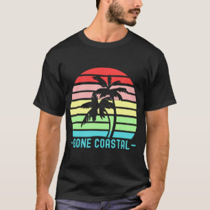 Camiseta Desaparecido Costeiro - Pôr do Sol Tropical Vintag