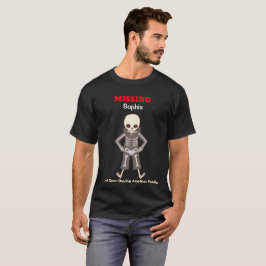 Camiseta DESAPARECIDO Visto pela última vez comprando outra