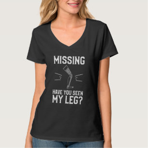 Camiseta Desaparecidos Já Viste A Amputação Da Minha Perna?