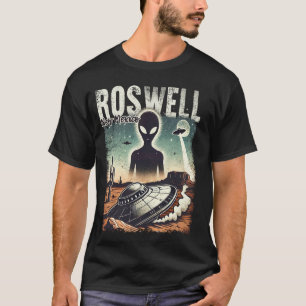 Camiseta Desaparecimento Alienígena de Roswell Novo México