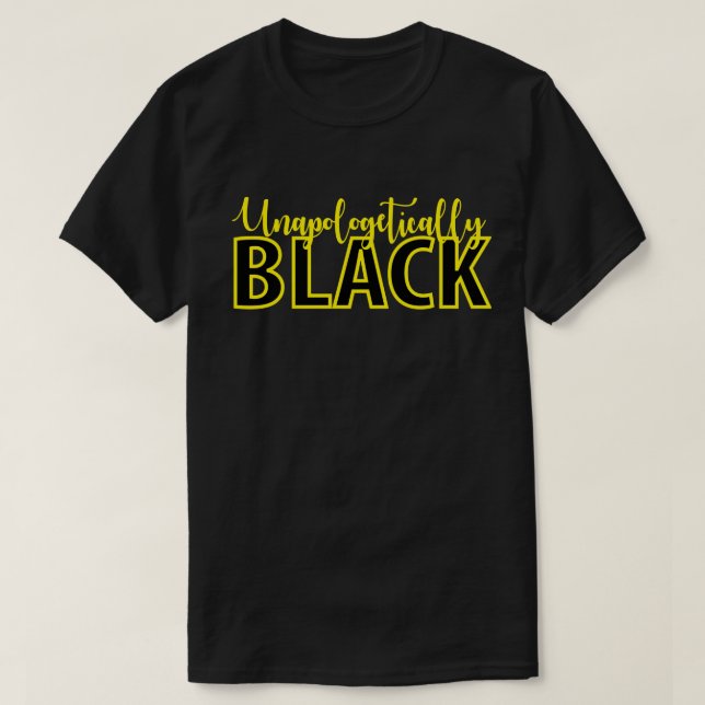 Camiseta Desapologeticamente Negro (Frente do Design)