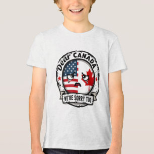 Camiseta Desapontamento Com O Amor Com Os Eua Canadá Caro C