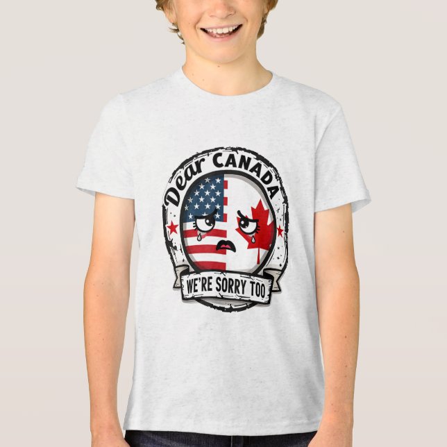 Camiseta Desapontamento Com O Amor Com Os Eua Canadá Caro C (Frente)