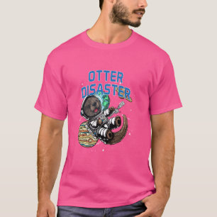 Camiseta Desastre de Lontra Animais Marinhos Amante de Lont