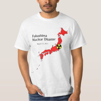 Camiseta Desastre nuclear de Fukushima