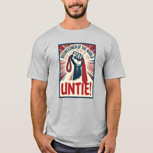 Camiseta DESATA! Design de Humor Anti-Empresa no Escritór