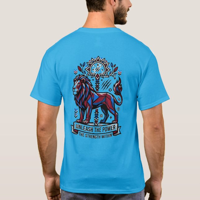 Camiseta Desbloqueie o Poder – Gráfico de Motivaçã (Verso)