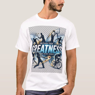 Camiseta Desbloqueie Seu Cartaz Esportivo de Grandeza - Ins