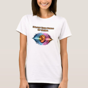 Camiseta Desbloqueie Seu Mundo de Som: Jornada de Audição C