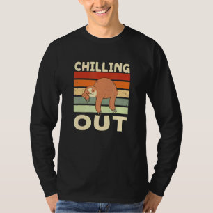 Camiseta Descansando Bicho-Preguiça Férias Bicho-Preguiça T