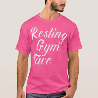 Camiseta Descansar Trajetória De Rosto De Gym Peso No Dia D