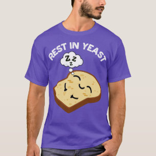 Camiseta Descanse Em Lâminas De Pão Engraçadas