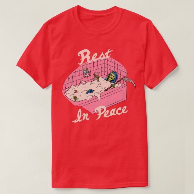 Camiseta Descanse Em Paz 1 (Frente do Design)