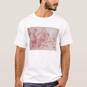 Camiseta Descanse no vôo em Egipto (o giz vermelho no