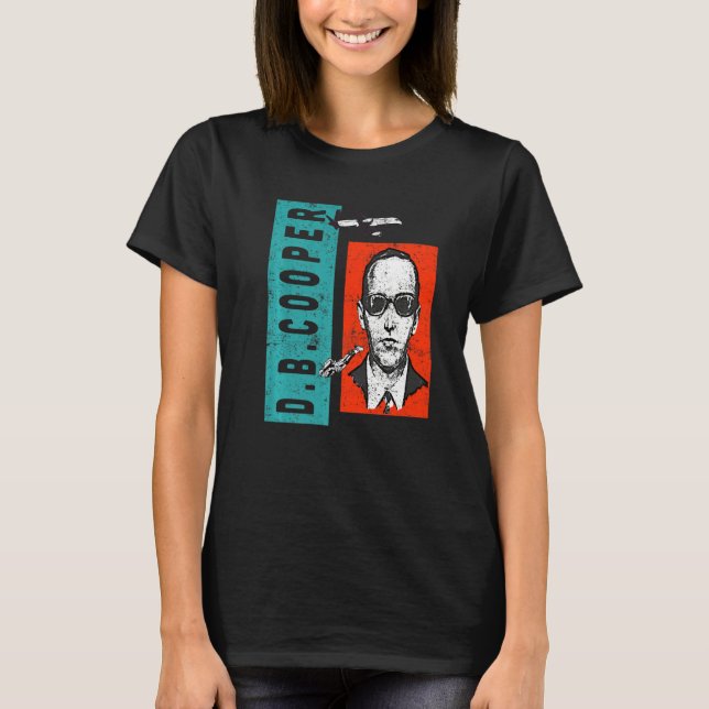 Camiseta Descanso D B Cooper Sketch Cryptid Urban (Frente)
