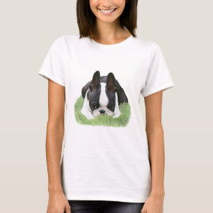 Camiseta Descanso do filhote de cachorro do terrier de