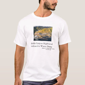 Camiseta Descarga de nível elevado dos resíduos