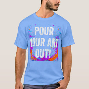 Camiseta Descarte A Sua Arte Pintada Acrílica Pintor De Art
