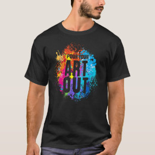 Camiseta Descarte O Artista Pintor Pintor Pintura Homens Qu