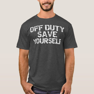 Camiseta Descarte, Salve-Se Engraçado Polícia.