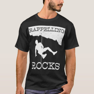 Camiseta Descendo Rochas Engraçado Descendo  Afirmando Impr