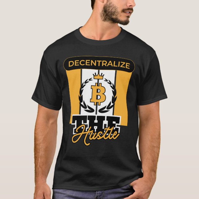 Camiseta Descentralize o Hustle™ Crypto Rebellion Edition (Frente)