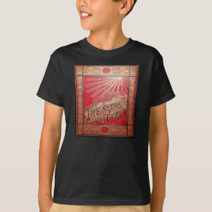 Camiseta Descer a Estrela do Cobrir do Livro das Fadas