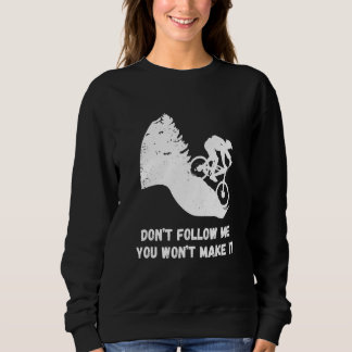 Camiseta Descida Biking Não me siga MTB Andando MTB Dow