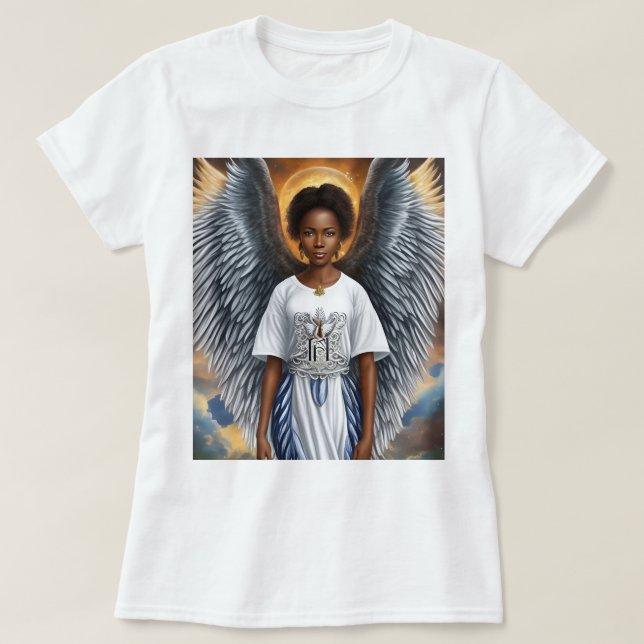 Camiseta Descida Celestial (Frente do Design)