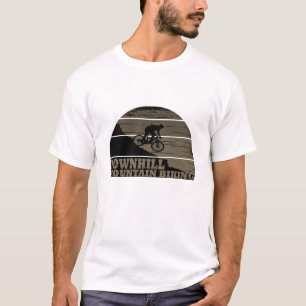 Camiseta Descida de bicicleta de montanha