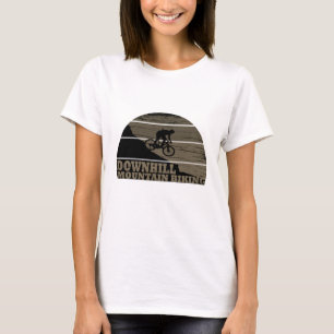 Camiseta Descida de bicicleta de montanha