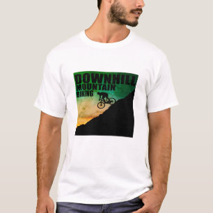 Camiseta Descida de bicicleta de montanha