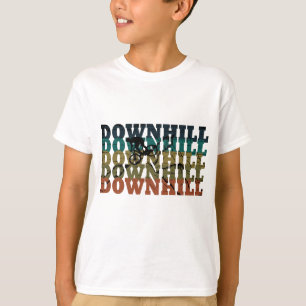 Camiseta Descida de bicicleta de montanha