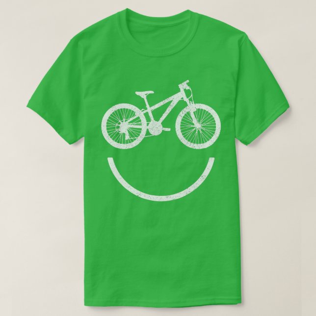 Camiseta Descida de bicicleta montanheira Bicking MB Funny  (Frente do Design)
