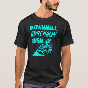 Camiseta Descida De Bike Montanha Adrenalin Rush Mtb Workou