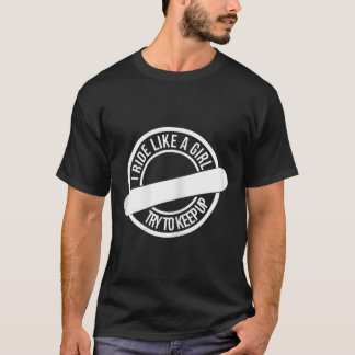 Camiseta Descida de inverno da Garota de Neve - Engraçado S
