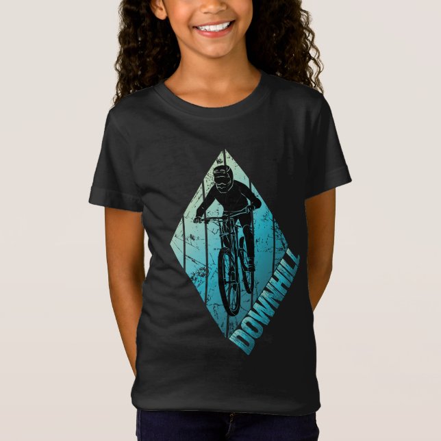 Camiseta Descida de Trilho Montanha Biker (Frente)