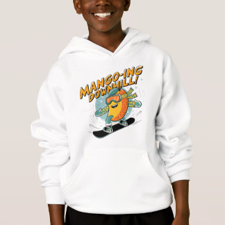 Camiseta Descida Mango: Jogando Manga de Snowboard
