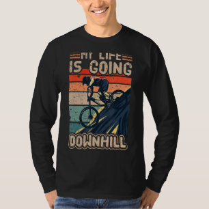 Camiseta Descida Mountainbike Fahrrad Minha Vida Vai Dar