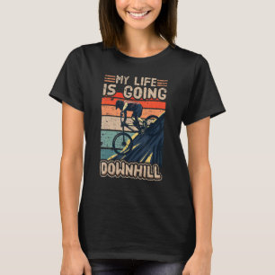 Camiseta Descida Mountainbike Fahrrad Minha Vida Vai Dar