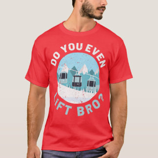 Camiseta Descida Neve Esqui Você Levanta O Esporte De Inver