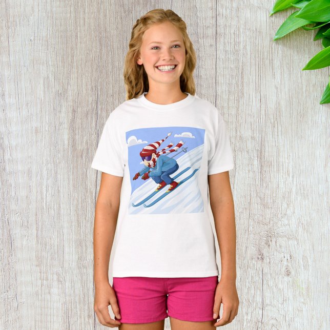 Camiseta Descida Skier (Criador carregado)