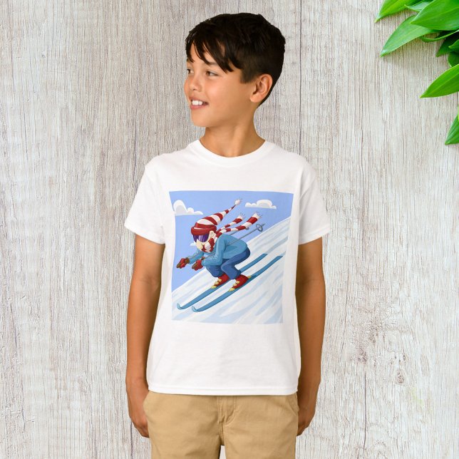 Camiseta Descida Skier (Criador carregado)