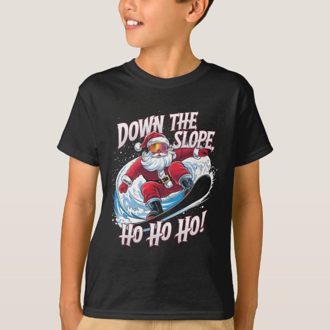 Camiseta Descida Snowboard (Frente)