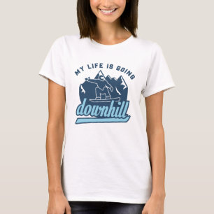 Camiseta Descida Snowboard